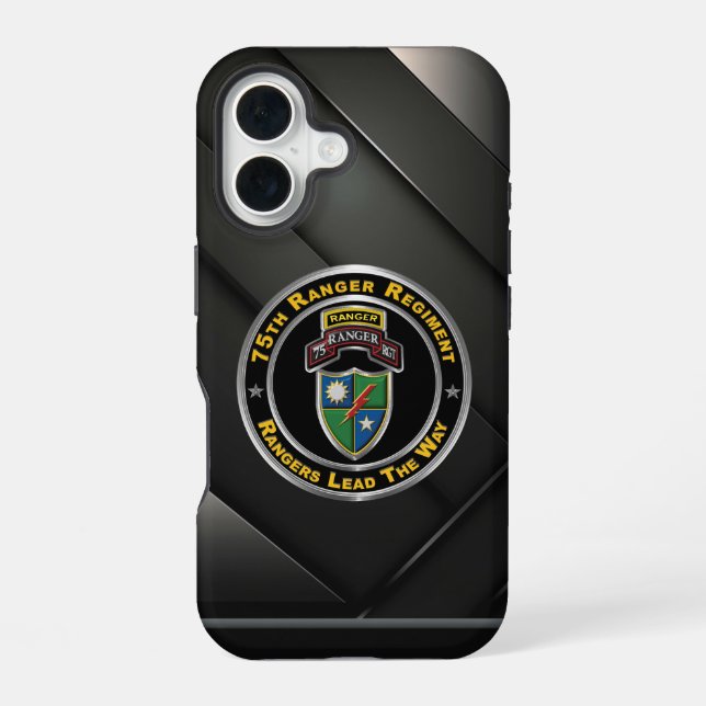 Funda Para iPhone 16 Regimiento Ranger 75  (Reverso )