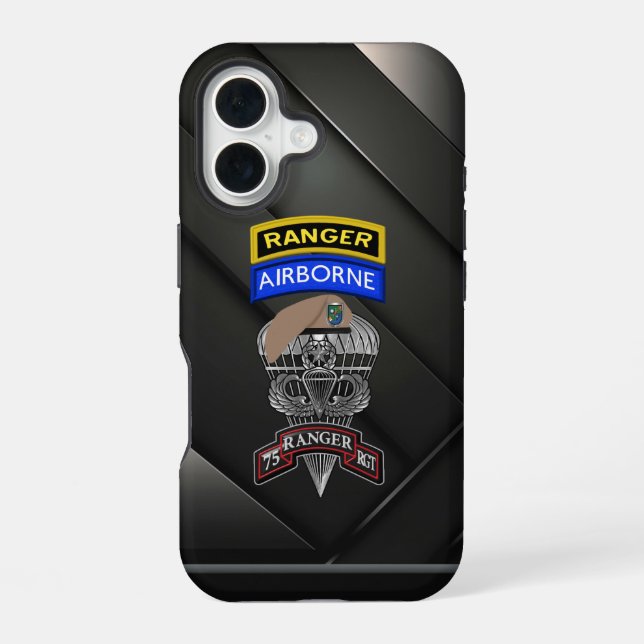 Funda Para iPhone 16 Regimiento Ranger 75  (Reverso )