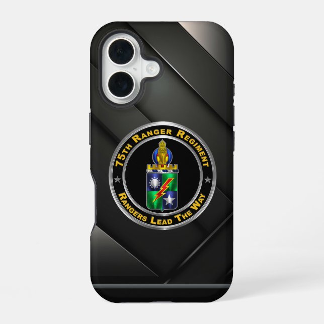 Funda Para iPhone 16 Regimiento Ranger 75  (Reverso )