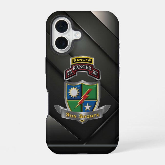 Funda Para iPhone 16 Regimiento Ranger 75  (Reverso )