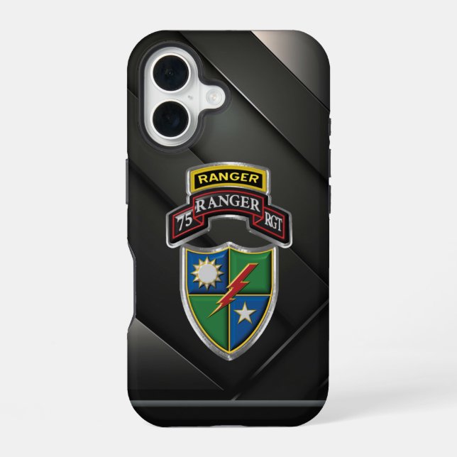 Funda Para iPhone 16 Regimiento Ranger 75  (Reverso )