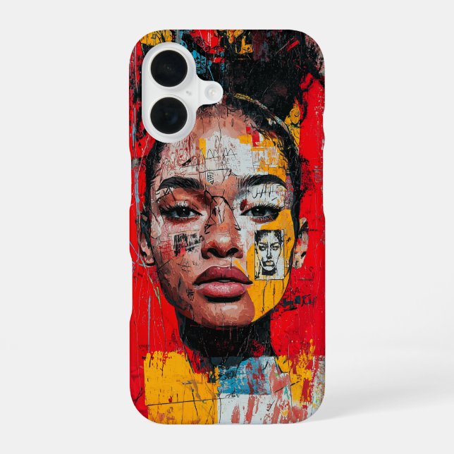 Funda Para iPhone 16 Reina del graffiti (Reverso )