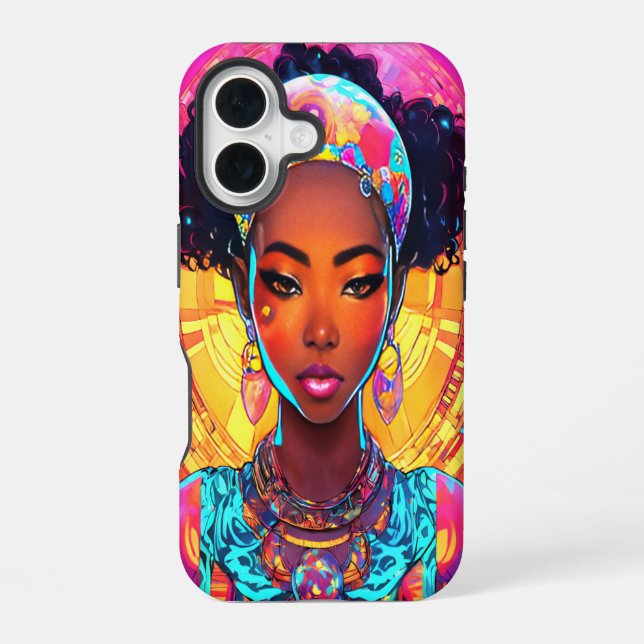Funda Para iPhone 16 Reina Radiante (Reverso )