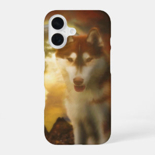 FUNDA PARA iPhone 16 REINO LUNAR DEL HUSKY SIBERIANO