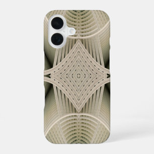 Funda Para iPhone 16 Reloj de arena abstracto Art Deco divertido