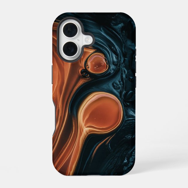 Funda Para iPhone 16 Remolino abstracto (Reverso )