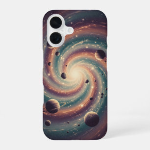 Funda Para iPhone 16 Remolino Galáctico Vintage