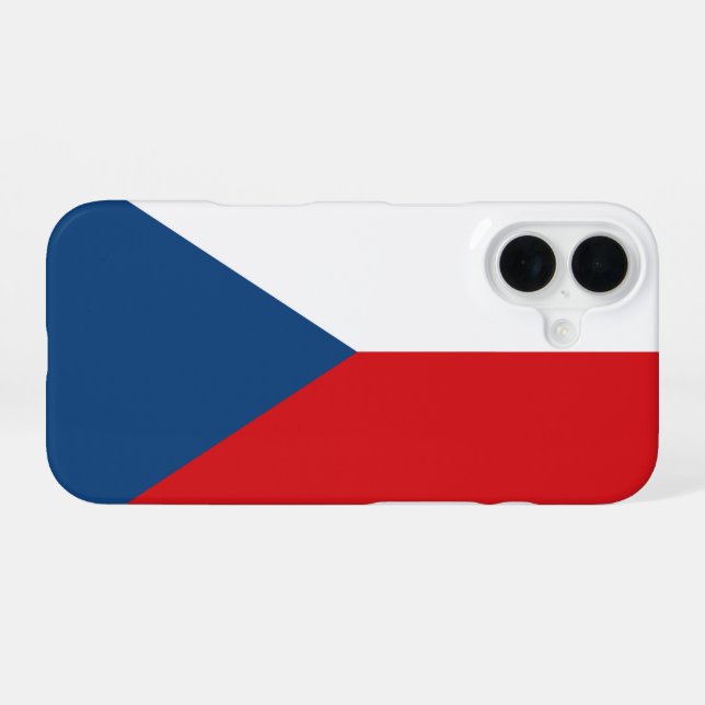 Funda Para iPhone 16 República Checa (Reverso Horizontal)