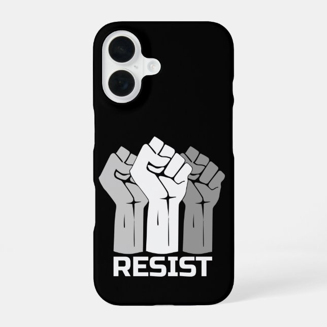 Funda Para iPhone 16 Resistir con puño - en blanco 0003 (Reverso )