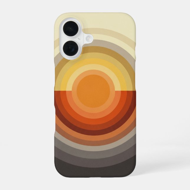 Funda Para iPhone 16 Resplandor Solar Vintage (Reverso )