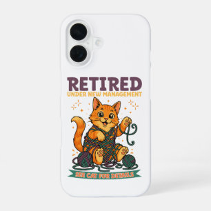 Funda Para iPhone 16 Retirado Bajo Nueva Administración Ver Gato Para D