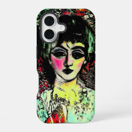 Funda Para iPhone 16 Retrato de Belleza Gótica