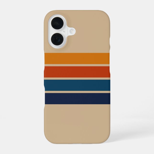 Funda para iPhone 16 Retro 70s (Reverso )