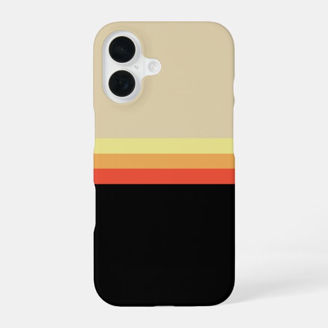 Funda Para iPhone 16 Retro 70s Coloured Palette (Reverso )