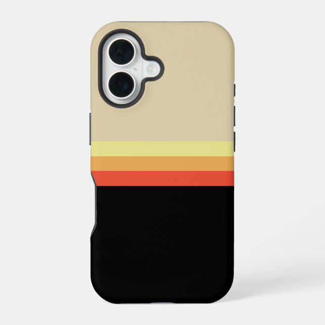 Funda Para iPhone 16 Retro 70s Coloured Palette (Reverso )