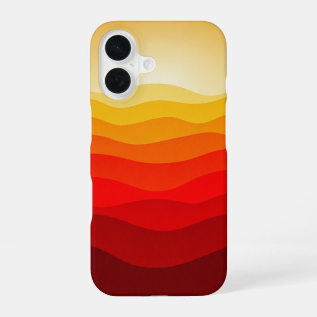 Funda Para iPhone 16 Retro Apple Horizonte (Reverso )