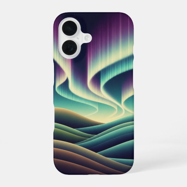Funda Para iPhone 16 Retro Aurora Hills (Reverso )