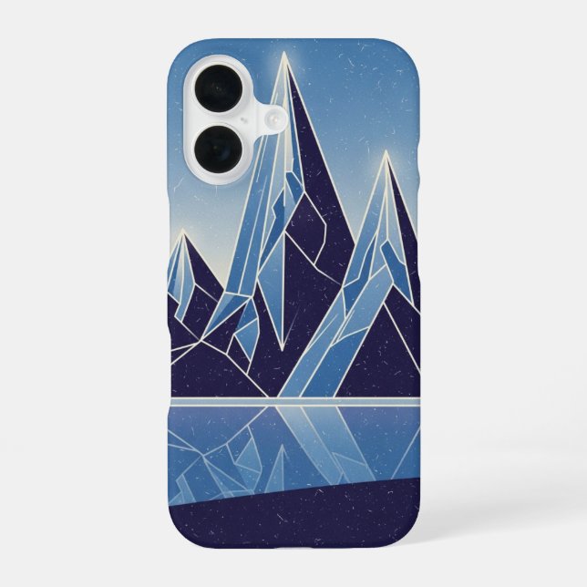 Funda Para iPhone 16 Retro Crystal Peaks (Reverso )