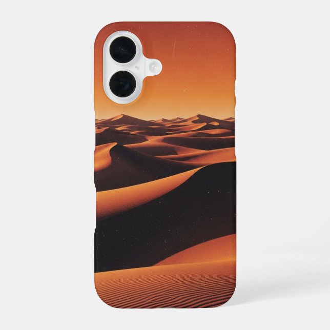 Funda Para iPhone 16 Retro Desert Dunes (Reverso )