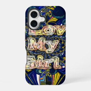 Funda Para iPhone 16 Retro Hakuna matata Infinity Amo a mi chica.jpg