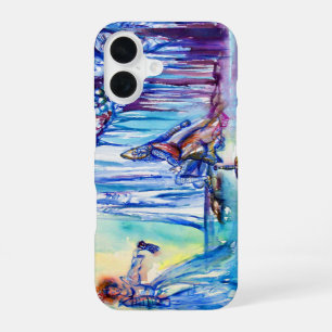 FUNDA PARA iPhone 16 REY ARTURO, DAMA DEL LAGO Y EXCALIBUR