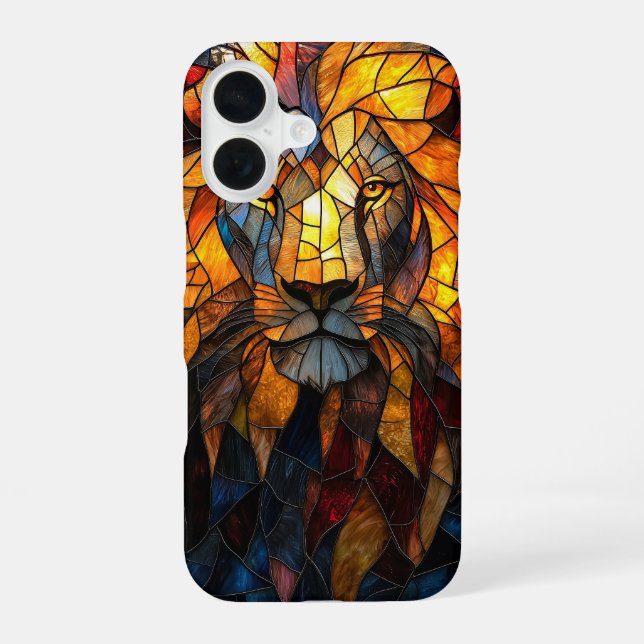 Funda Para iPhone 16 Rey Sol (León) (Reverso )