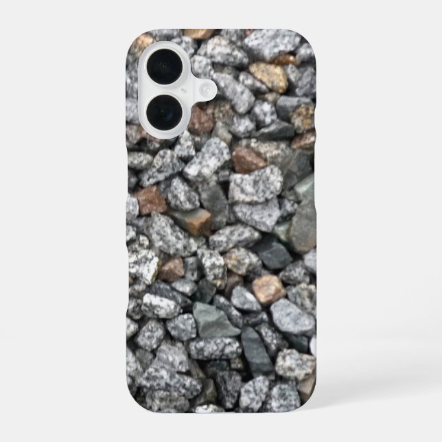 Funda Para iPhone 16 rocas grises 3 (Reverso )