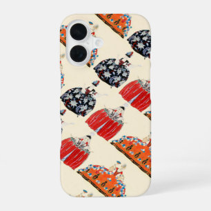 FUNDA PARA iPhone 16 ROCOCO LADY ART DECO BELLEZA MODA DISEÑO DE COSTUM