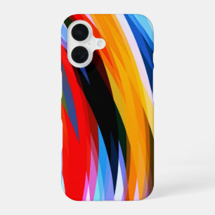 Funda Para iPhone 16 Rojo Azul Amarillo Negro