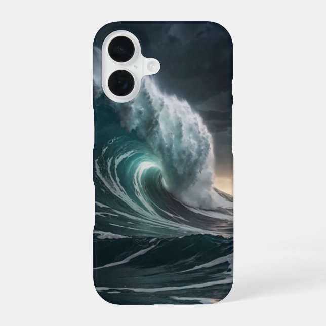 Funda Para iPhone 16 Rompeolas atronador (Reverso )