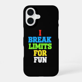 Funda Para iPhone 16 Rompo límites por diversión