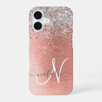 Rosa Gold Bonito Girly Silver Purpurina Sparkly