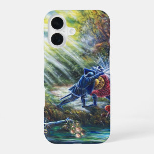 Funda Para iPhone 16 ROSA OLVIDADA Caballeros luchadores, Dinero y Diab