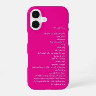 Funda para iphone 16 rosa Soula System