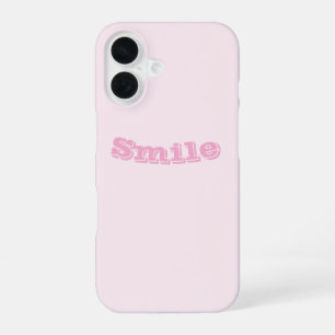 Funda Para iPhone 16 Rosa suave pálido blanco color sólido pastel