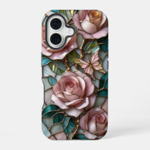Rosas rosa blandas en lujosas obras de arte de vid