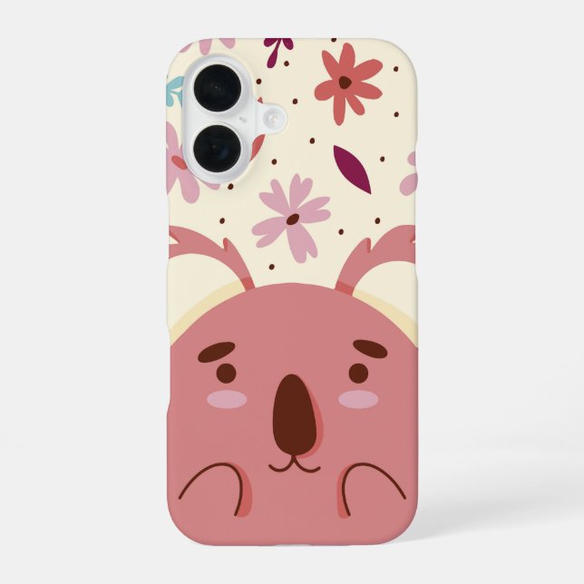 Funda Para iPhone 16 Rubor Koala Sweet Aussie Bloom (Reverso )