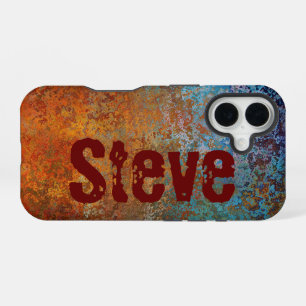 Funda Para iPhone 16 Rusty, Verdigris, Grunge Steampunk Personalizado