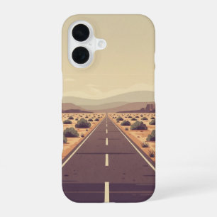 Funda Para iPhone 16 Ruta Desértica Tranquila