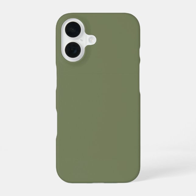 Funda Para iPhone 16 Sage Green Color sólido (Reverso )