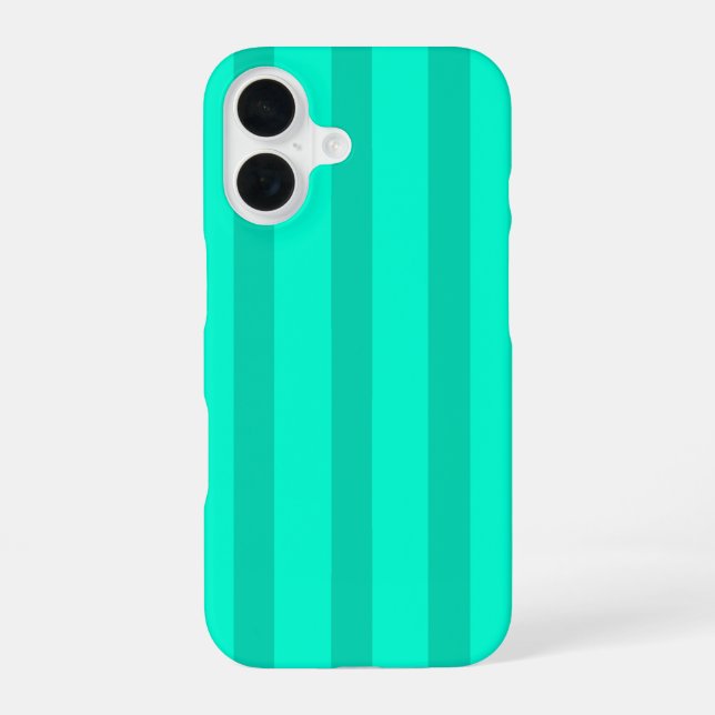 Funda Para iPhone 16 Sage Green Stripes  (Reverso )