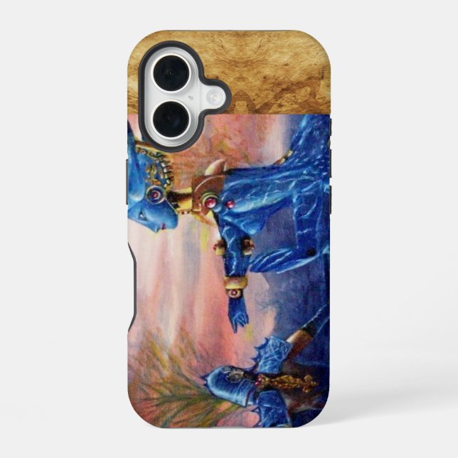 FUNDA PARA iPhone 16 SAINT GEORGE Y ALIEN DRAGON (Reverso )