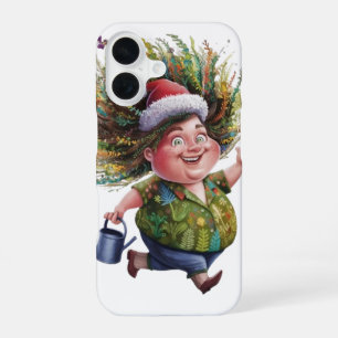 FUNDA PARA iPhone 16 SALUDOS DE NAVIDAD DE LA LOCA DE LAS PLANTAS