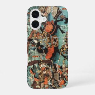 FUNDA PARA iPhone 16 SAMURÁI MUJER TOMOE GOZEN A CABALLO EN LA BATALLA