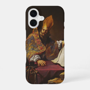Funda Para iPhone 16 San Ambrosio Padre de la Iglesia Católica