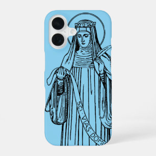 Funda Para iPhone 16 Santa Hildegarda de Bingen Mística Medieval