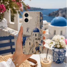 Funda Para iPhone 16 Santorini personalizado Grecia