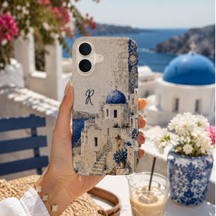 Funda Para iPhone 16 Santorini personalizado Grecia