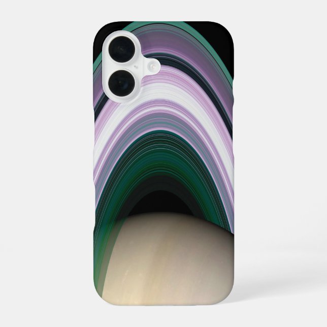 Funda Para iPhone 16 Saturno (Reverso )