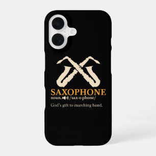 Funda Para iPhone 16 Saxofón - Definición de Saxofón